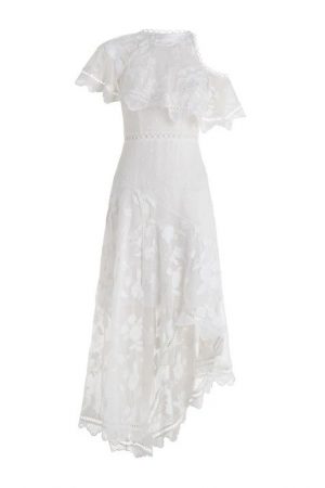 Шовкова асиметрична сукня