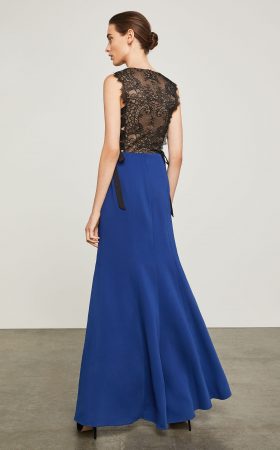 Сукня кобальтового відтінку Daulphine з мереживною спинкою