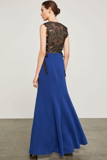 Сукня кобальтового відтінку Daulphine з мереживною спинкою