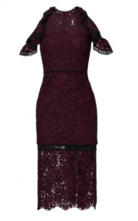 Мереживна сукня Evie з відкритими плечима