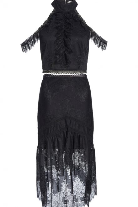 Мереживний кроп-топ та спідниця Regina