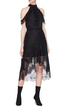 Мереживний кроп-топ та спідниця Regina