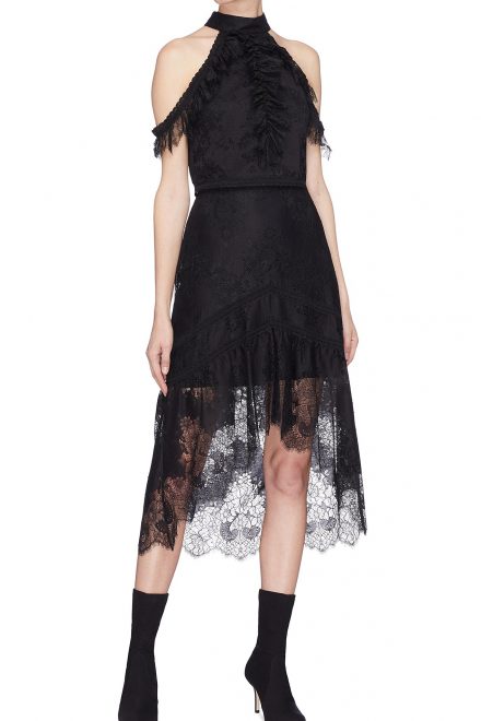 Мереживний кроп-топ та спідниця Regina