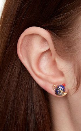 Сережки-пусети Tea Time