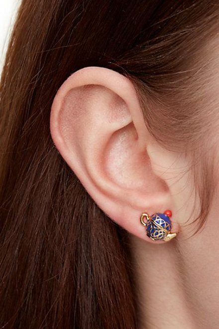 Сережки-пусети Tea Time