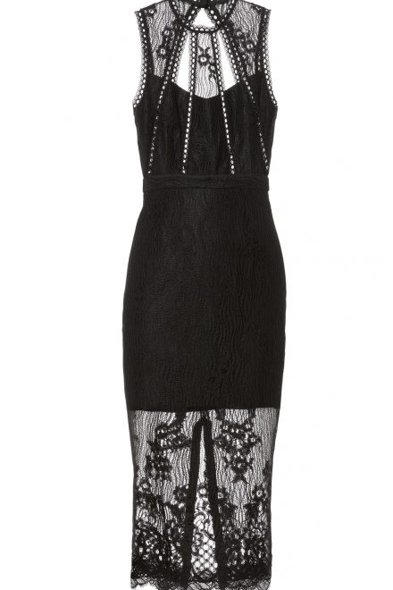 Чорна мереживна сукня Oralie