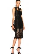Чорна мереживна сукня Oralie