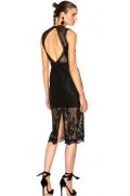 Чорна мереживна сукня Oralie