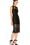 Чорна мереживна сукня Oralie