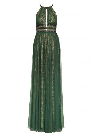 Мереживна сукня Jasmina кольору хвої