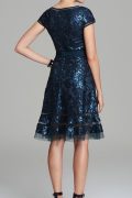 Синя сукня з блискітками