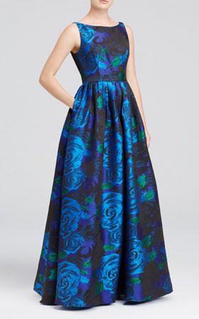 Сукня для балу з квітковим принтом