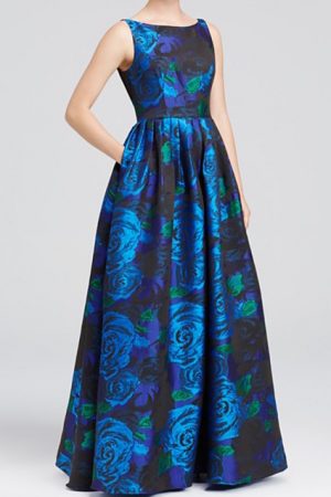 Сукня для балу з квітковим принтом