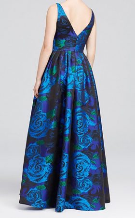 Сукня для балу з квітковим принтом