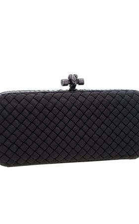 Чорний клатч-knot