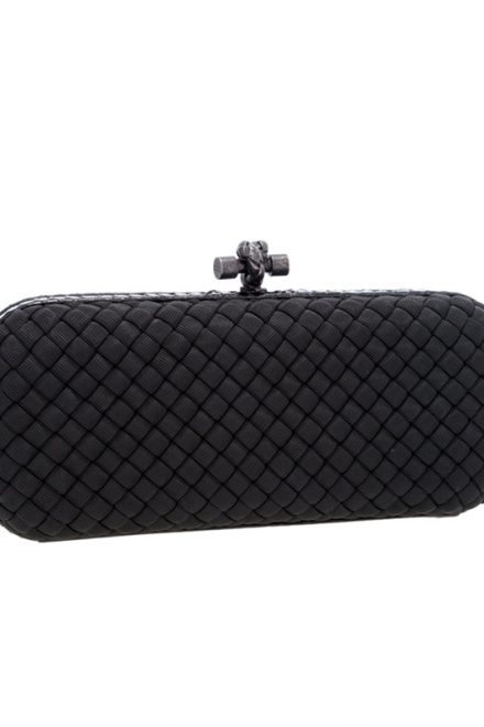 Чорний клатч-knot