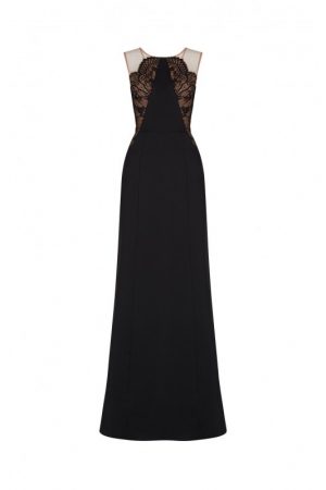 Чорна мереживна сукня LILYANA