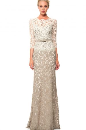 Мереживна сукня з рукавом в 3/4