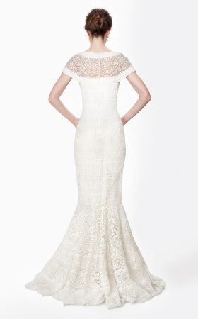 Мереживна сукня з хвостом русалки