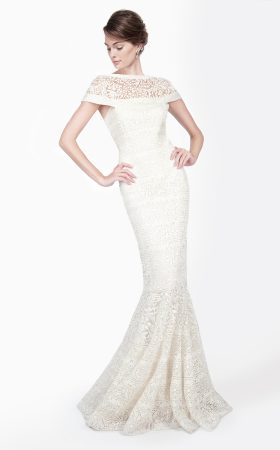 Мереживна сукня з хвостом русалки