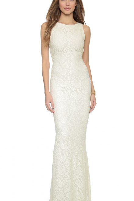 Біла мереживна сукня Sachi