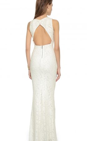 Біла мереживна сукня Sachi