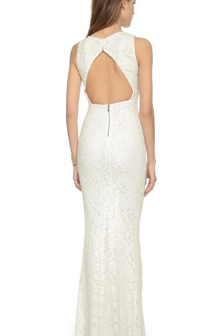 Біла мереживна сукня Sachi