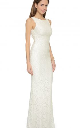 Біла мереживна сукня Sachi