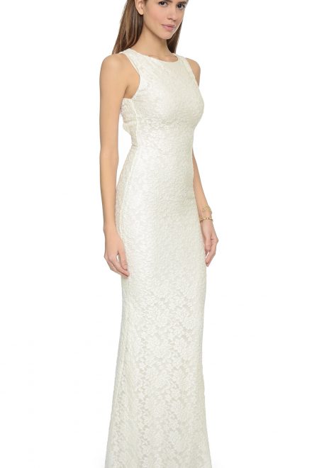 Біла мереживна сукня Sachi