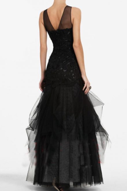 Вечірня мереживна сукня для балу