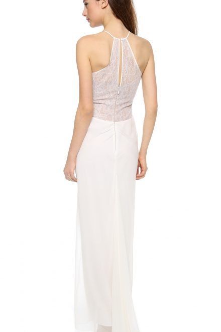 Біла вечірня сукня Maxine