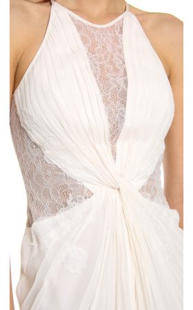 Біла вечірня сукня Maxine