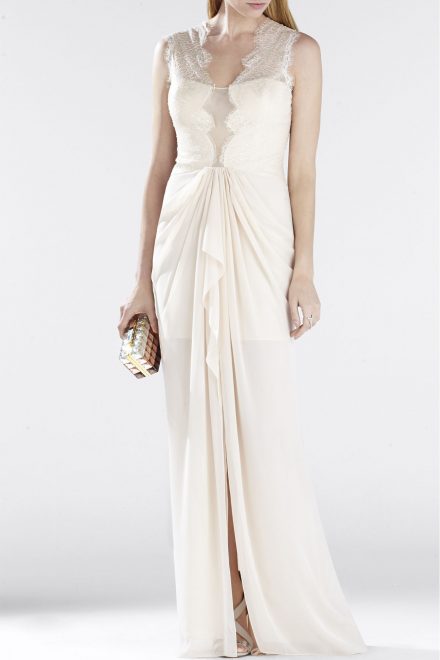 Сукня з драпіруванням і мереживом Brandy