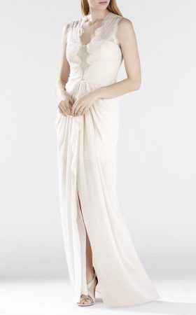 Сукня з драпіруванням і мереживом Brandy