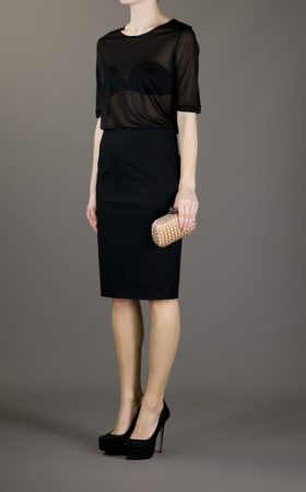 Бежевий клатч-knot