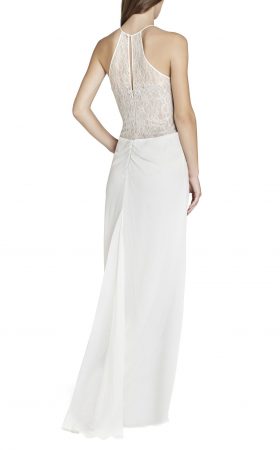 Біла вечірня сукня Maxine