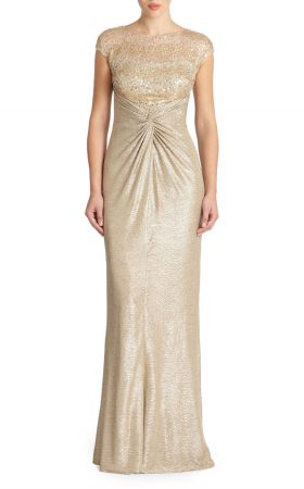 Золотава вечірня сукня