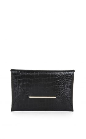 Клатч з тисненої шкіри