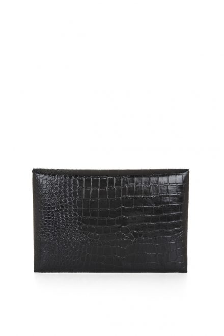 Клатч з тисненої шкіри