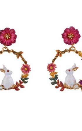 Кульчики з кроликом