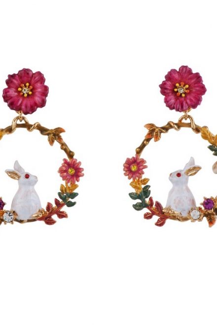 Кульчики з кроликом