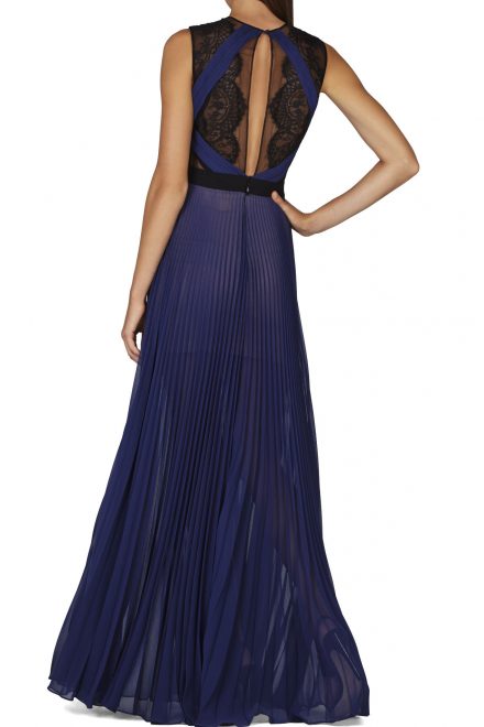 Синя плісирована сукня Cortney