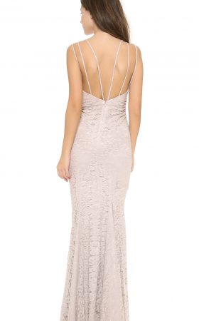 Нюдова мереживна сукня