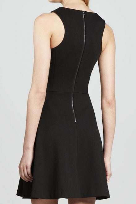 Сукня з шкіряним топом