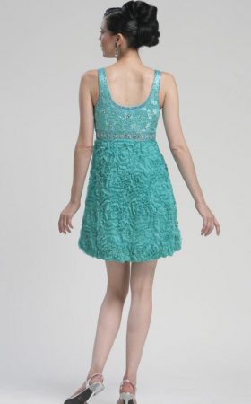 Коктейльна сукня з кристалами