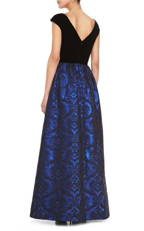 Вечірня сукня із парчі