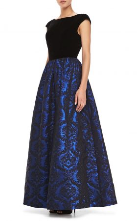 Вечірня сукня із парчі