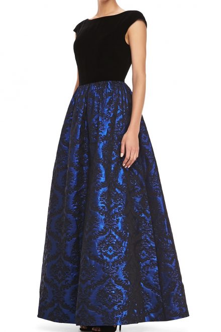 Вечірня сукня із парчі