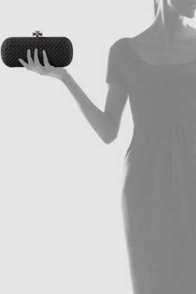 Чорний клатч-knot