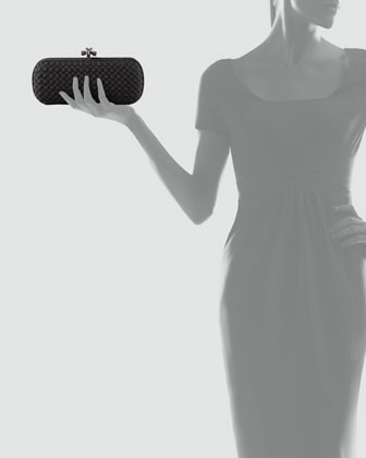 Чорний клатч-knot